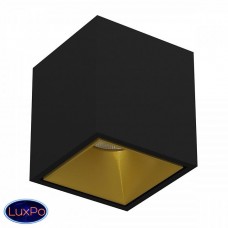 Накладной светодиодный светильник LeDron KUBING Black Gold